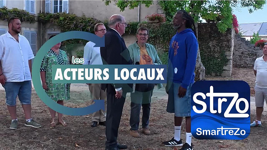 TvLocale des Acteurs Locaux 36 -  beaucoup d'émotion avec Daouda KARABOUÉ joueur de Handball multi-titré à la Mairie d'Eguzon-Chantôme 